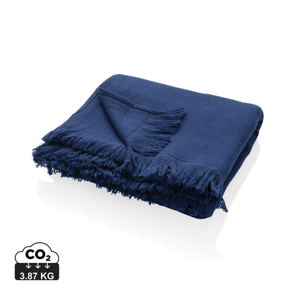 Ukiyo Keiko AWARE™ solid hammam towel 100x180cm - Navy