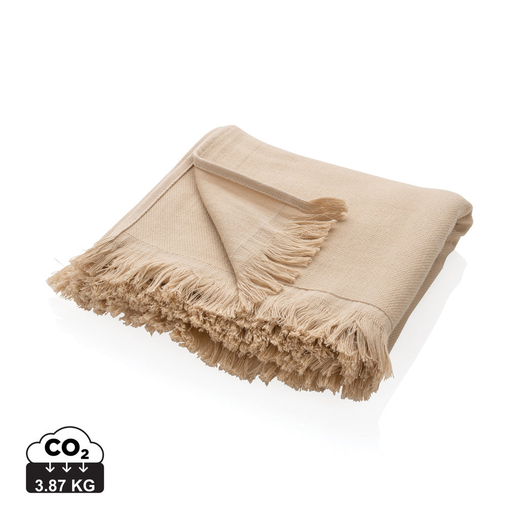 Ukiyo Keiko AWARE™ solid hammam towel 100x180cm - Brown
