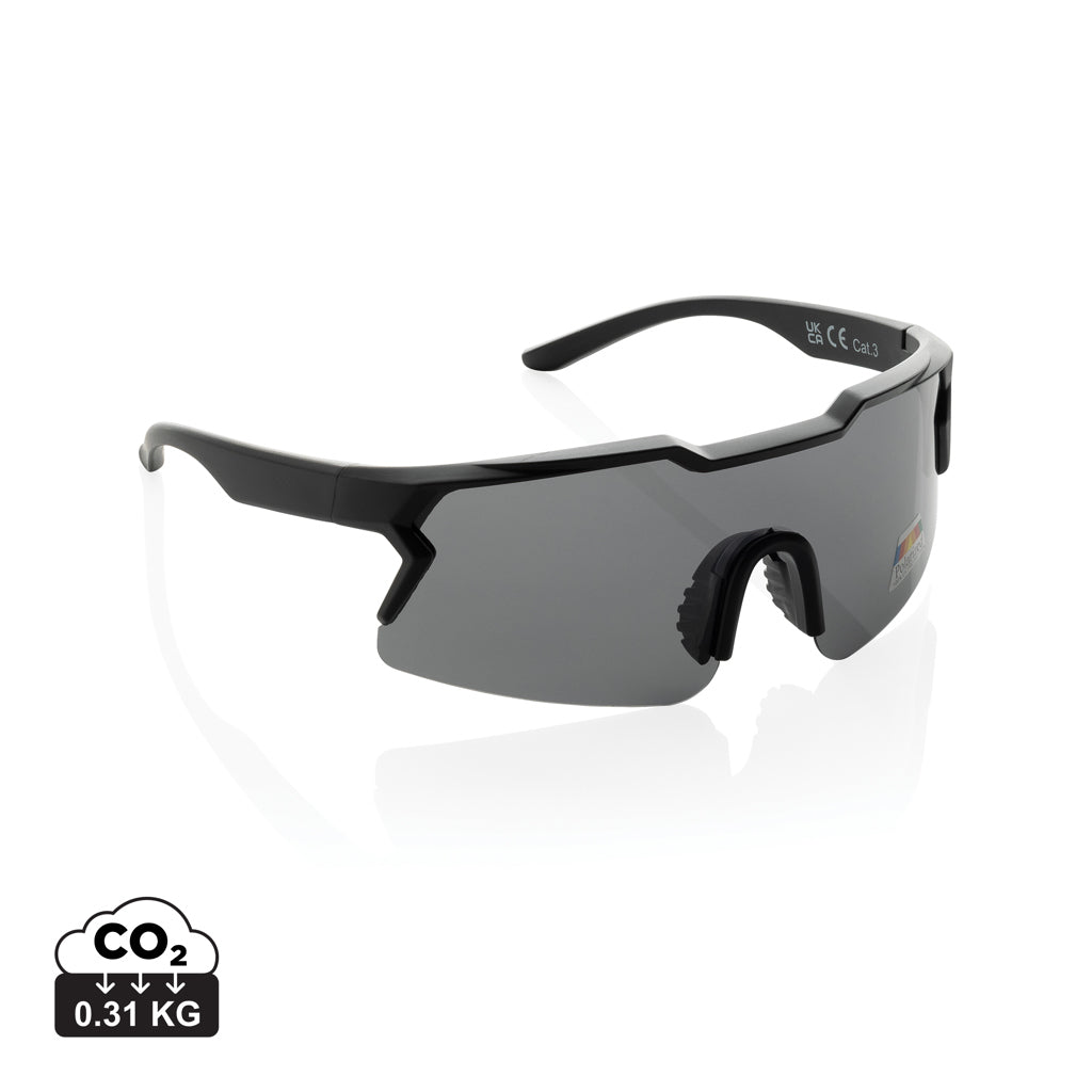 SproShield RCS plastic activity glasses with polarised lens - Black