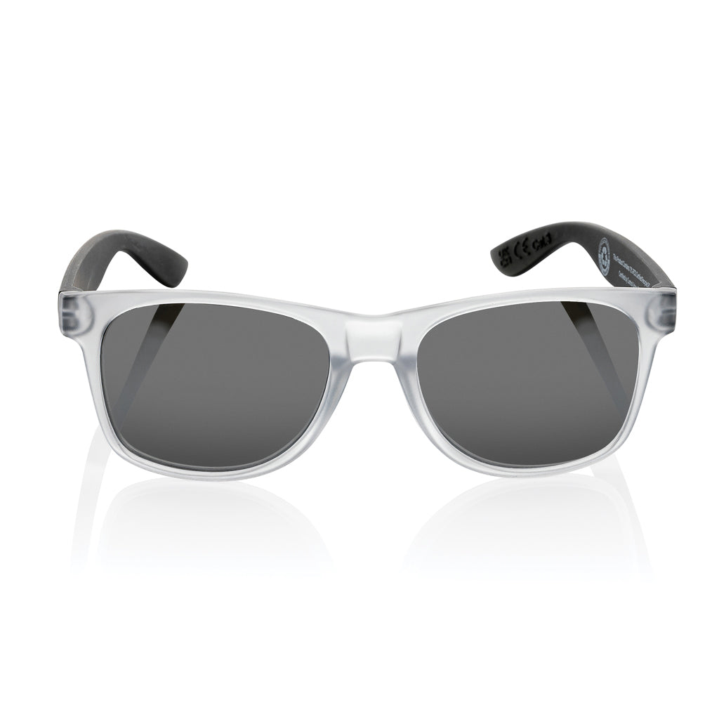 Gleam RCS recycled PC mirror lens sunglasses - Black