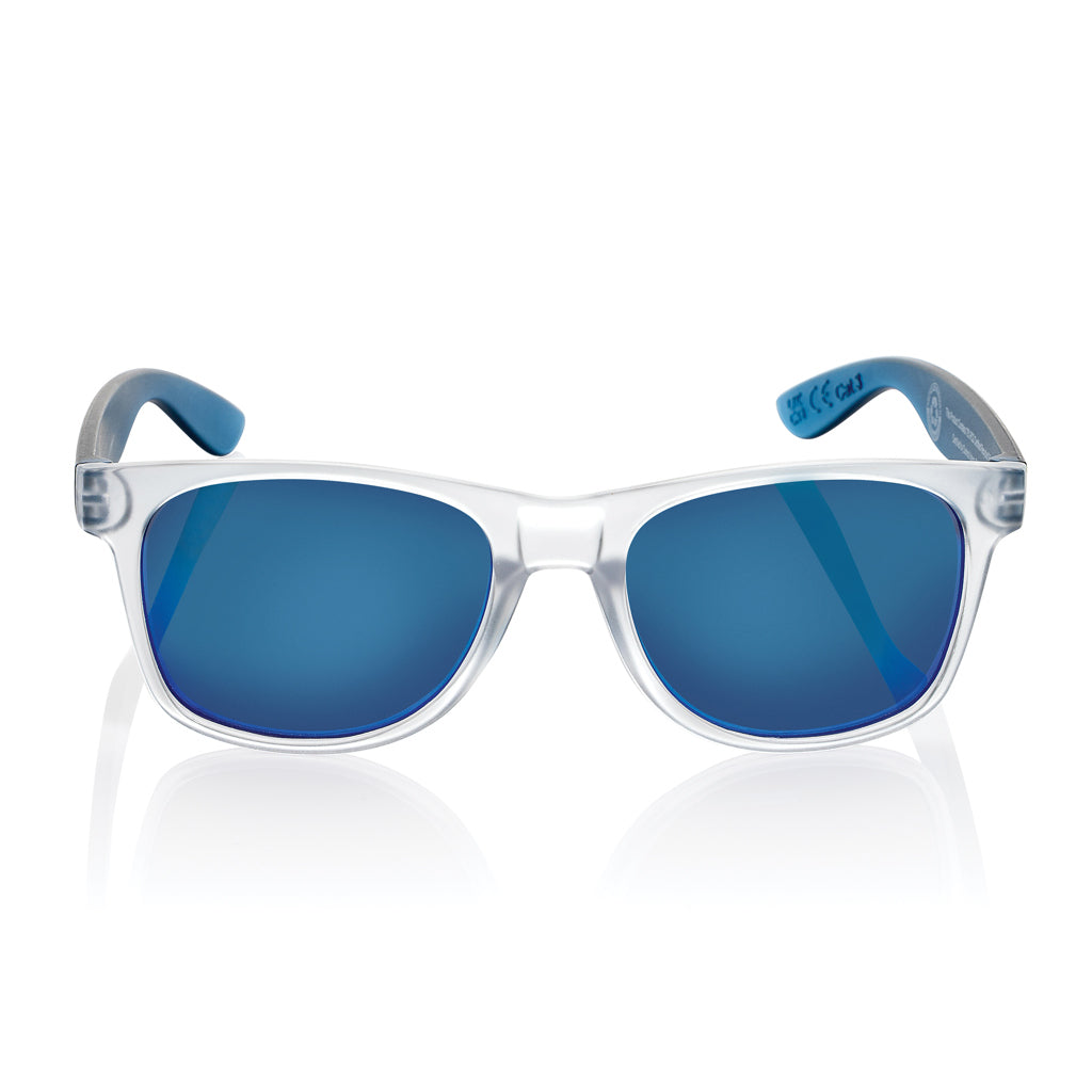 Gleam RCS recycled PC mirror lens sunglasses - Blue