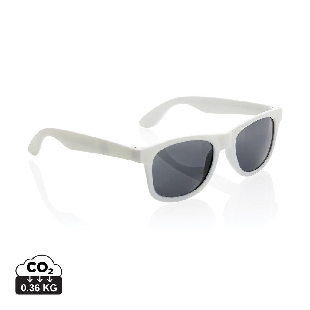 RCS recycled PP plastic sunglasses - White