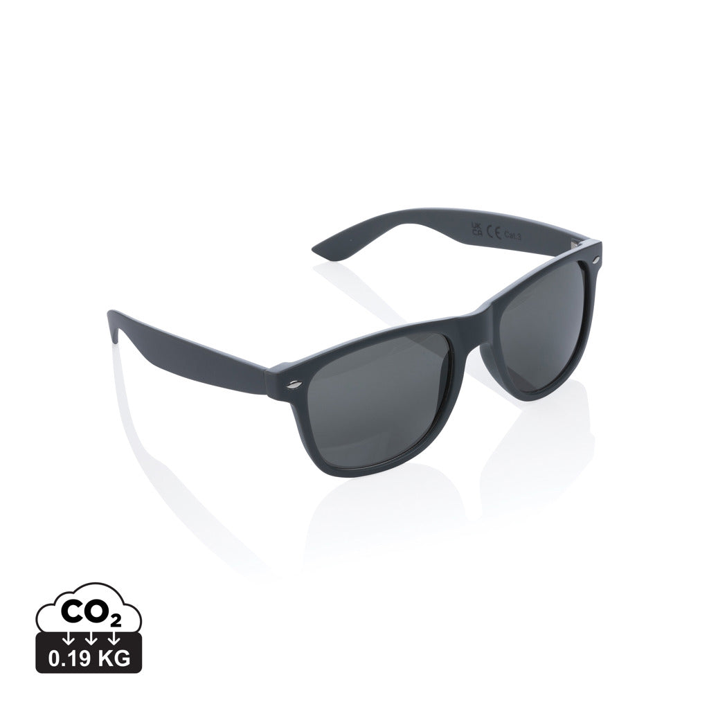 GRS recycled PC plastic sunglasses - Grey