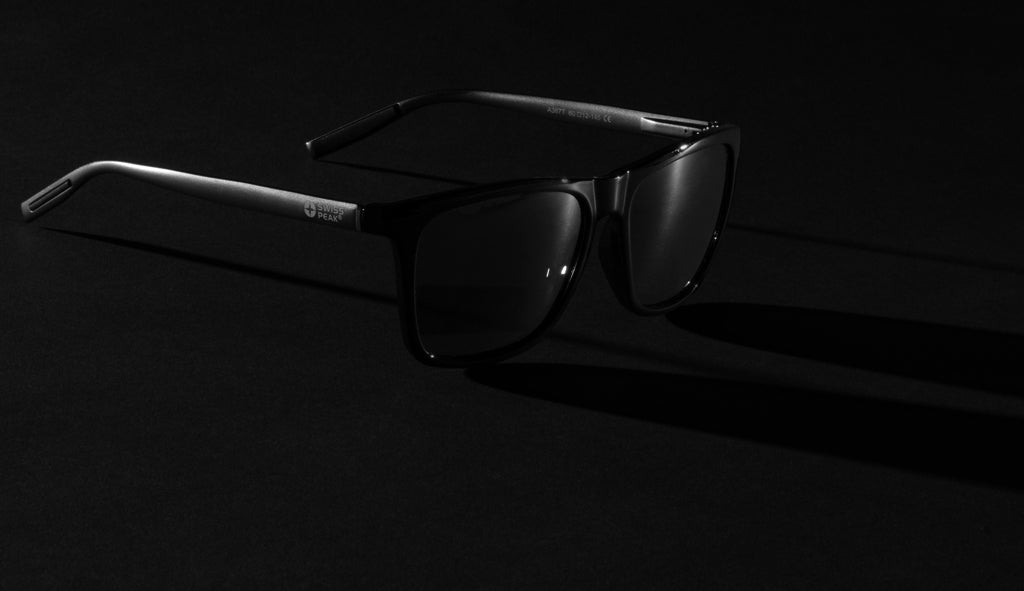 Swiss Peak RCS rplastic polarised sunglasses - Black