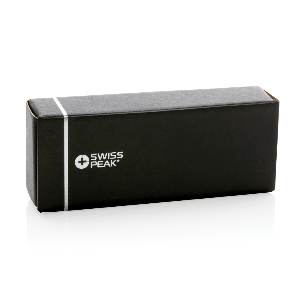 Swiss Peak RCS rplastic polarised sunglasses - Black