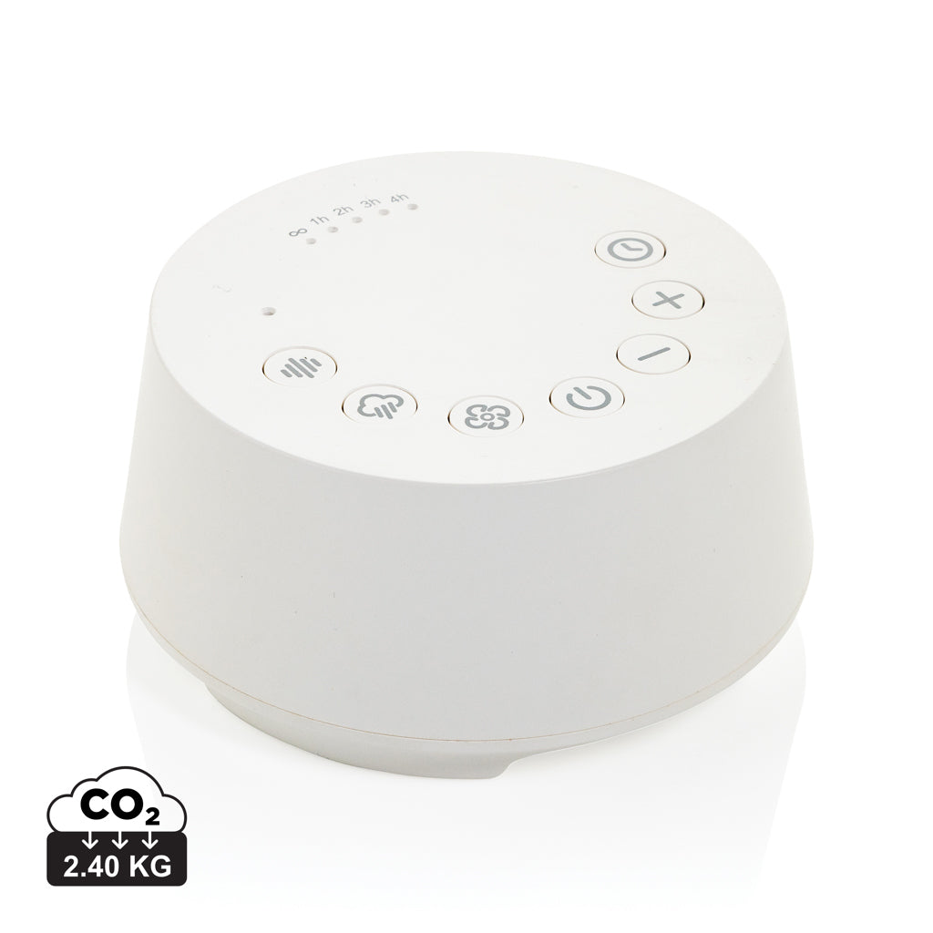 Flora RCS recycled plastic white noise speaker - White