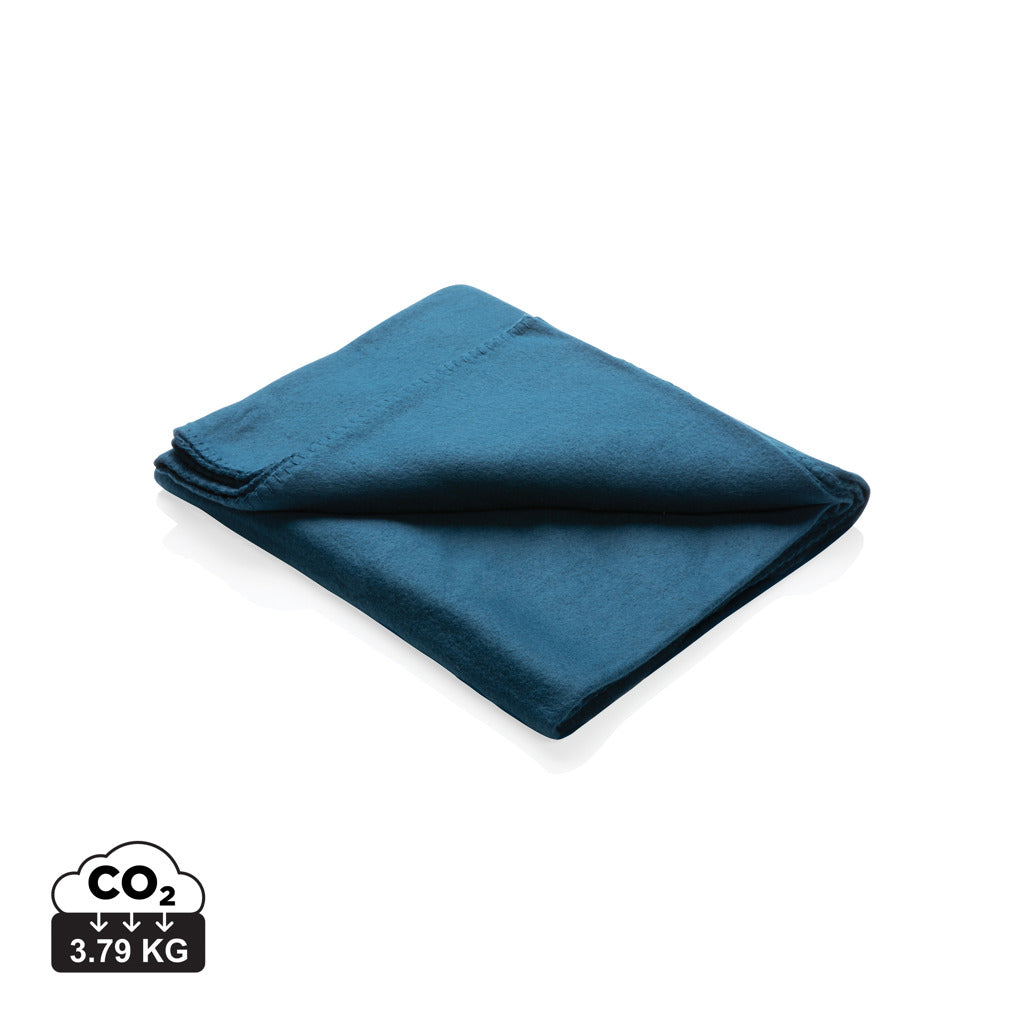 Fleece blanket in pouch - Navy
