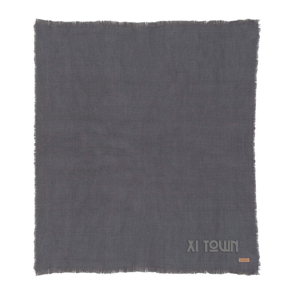 Ukiyo Aware™ Polylana® woven blanket 130x150cm - Grey