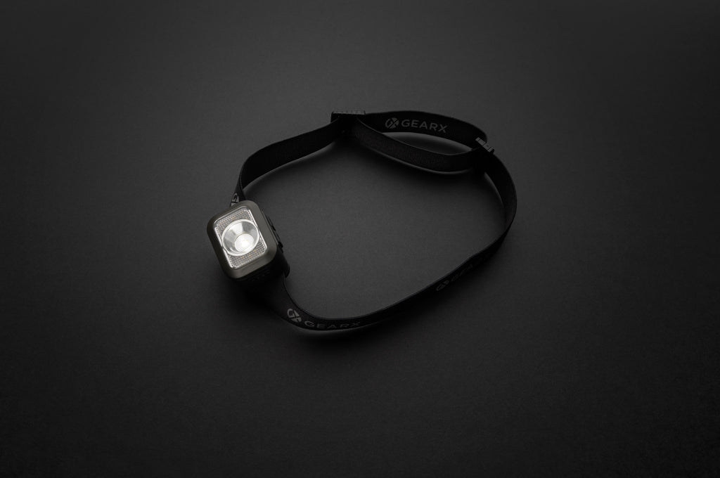 Gear X RCS rPlastic heavy duty head torch - Black