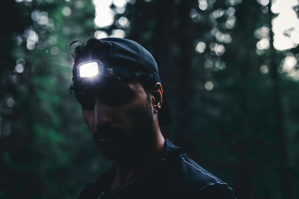 Gear X RCS rPlastic heavy duty head torch - Black