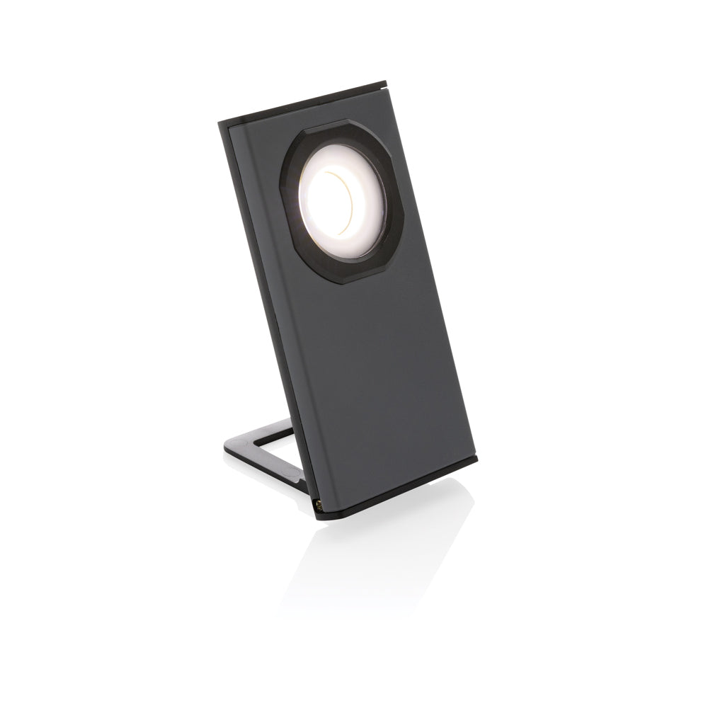 Gear X RCS recycled plastic USB pocket work light 260 lumen - Grey
