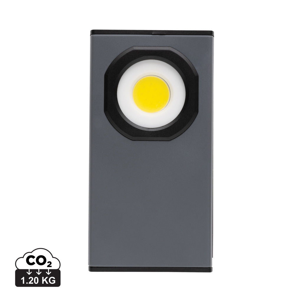 Gear X RCS recycled plastic USB pocket work light 260 lumen - Grey