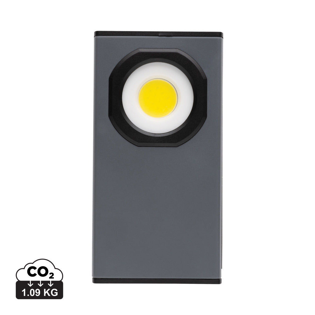 Gear X RCS recycled plastic USB pocket work light 260 lumen - Grey