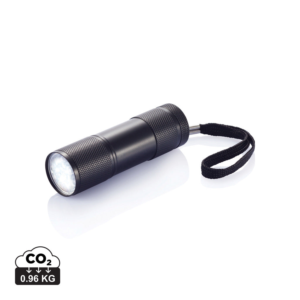 Quattro aluminium torch - Black