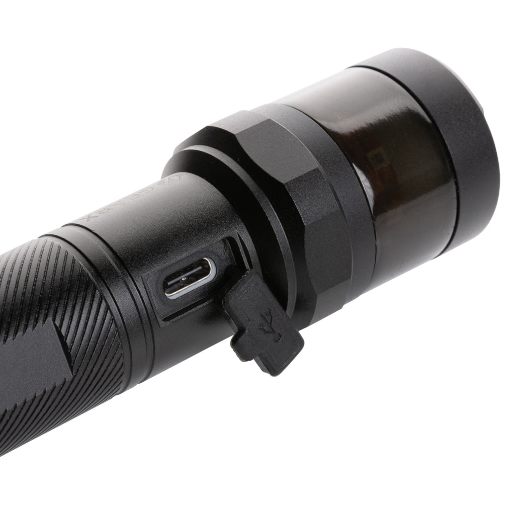 Gear X RCS recycled aluminium high performance car torch - Black