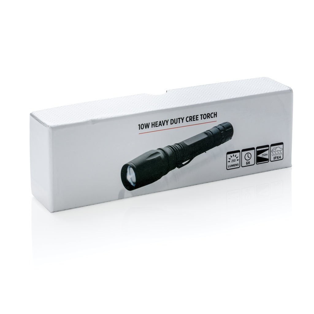 10W Heavy duty CREE torch - Black