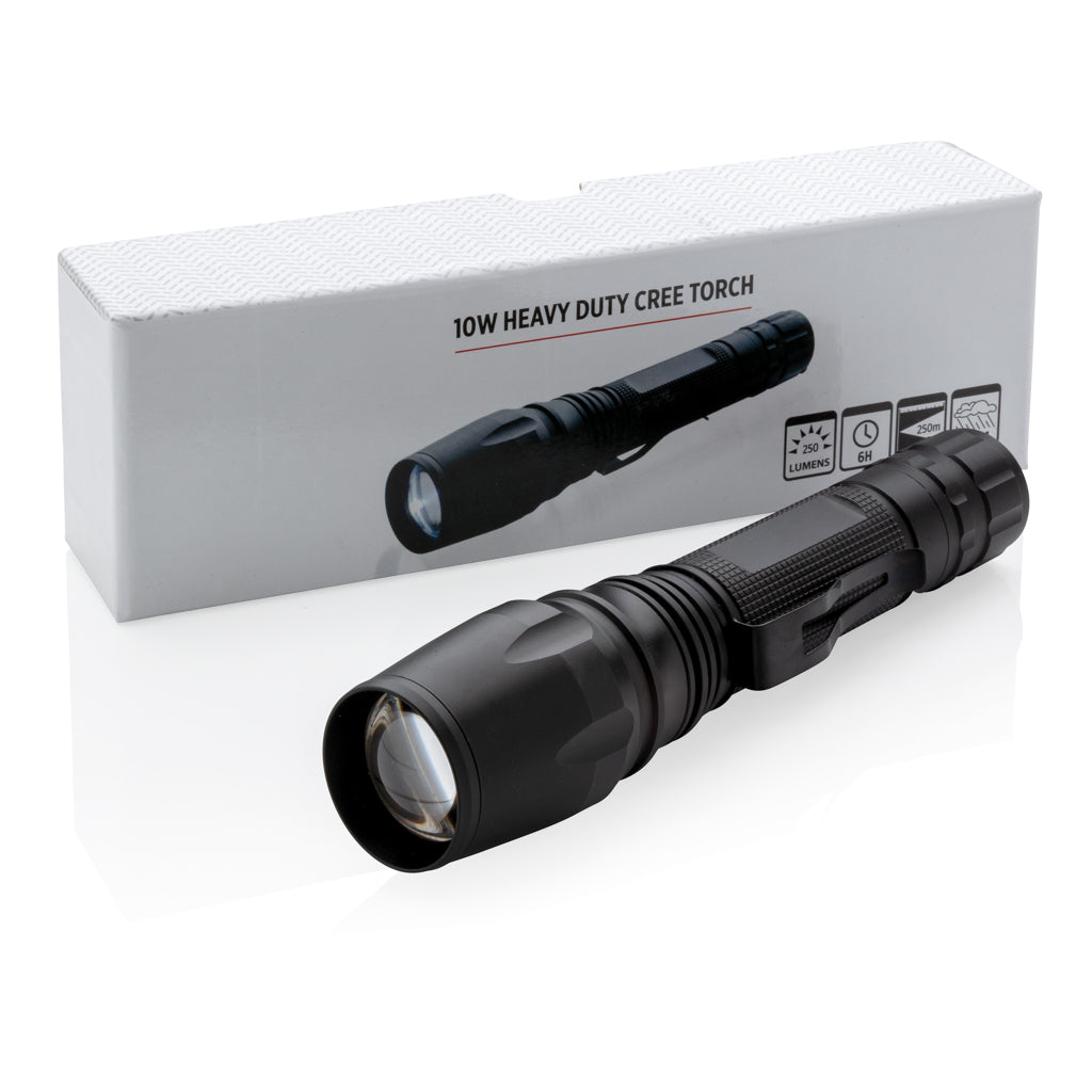 10W Heavy duty CREE torch - Black