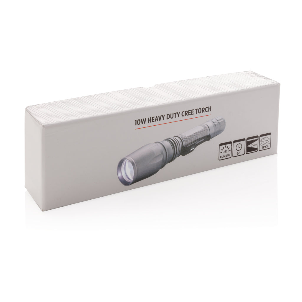 10W Heavy duty CREE torch - Grey