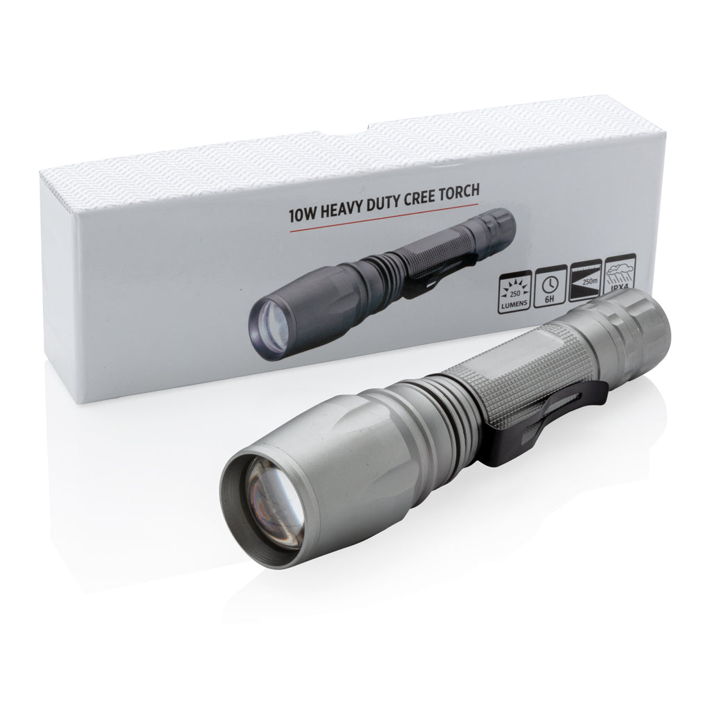 10W Heavy duty CREE torch - Grey