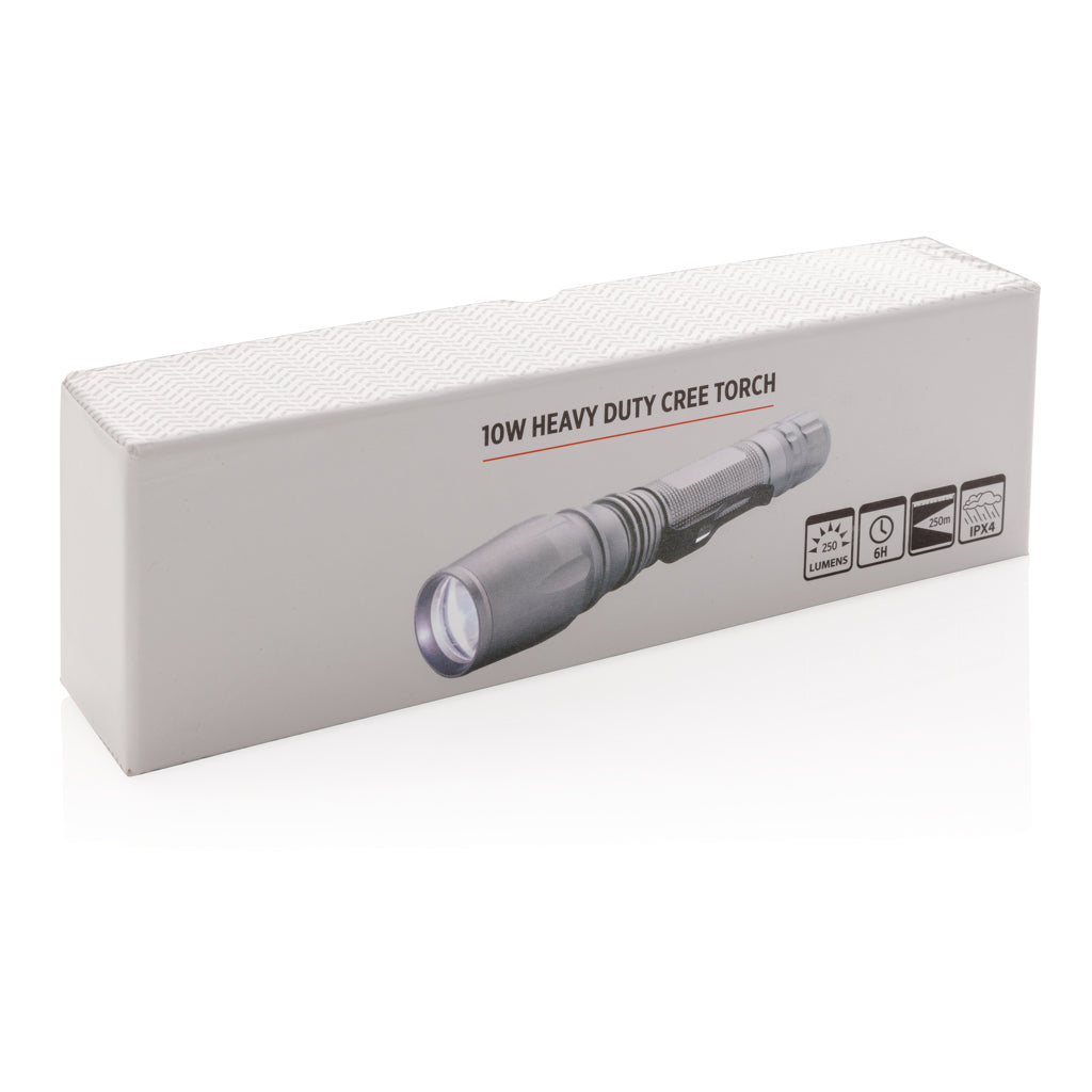 10W Heavy duty CREE torch - Grey