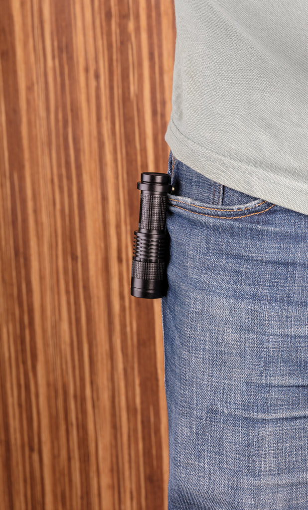 3W pocket CREE torch - Black