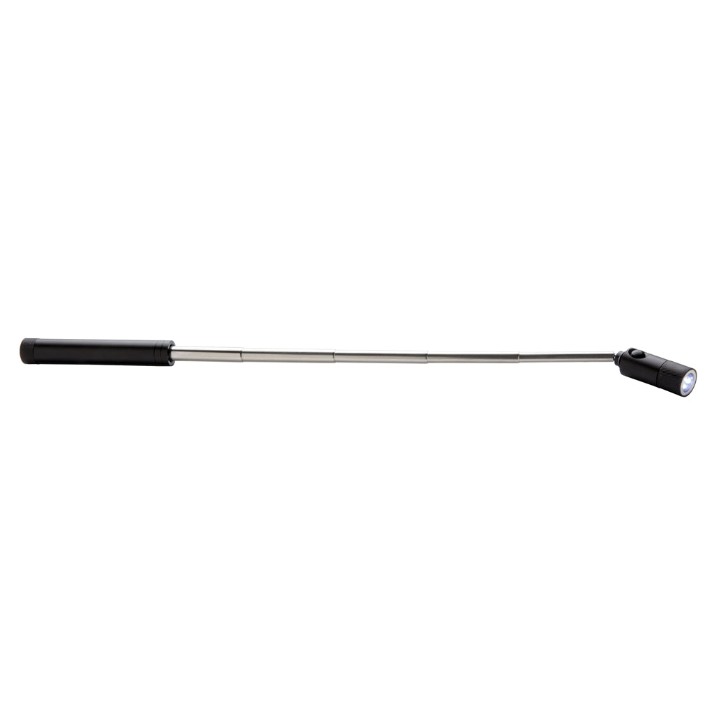 Telescopic light with magnet - Black