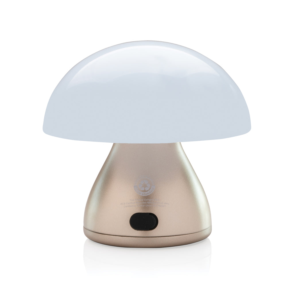 Luming RCS recycled plastic USB re-chargeable table lamp - Bronze