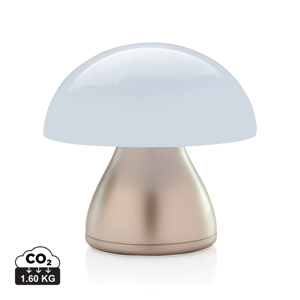 Luming RCS recycled plastic USB re-chargeable table lamp - Bronze