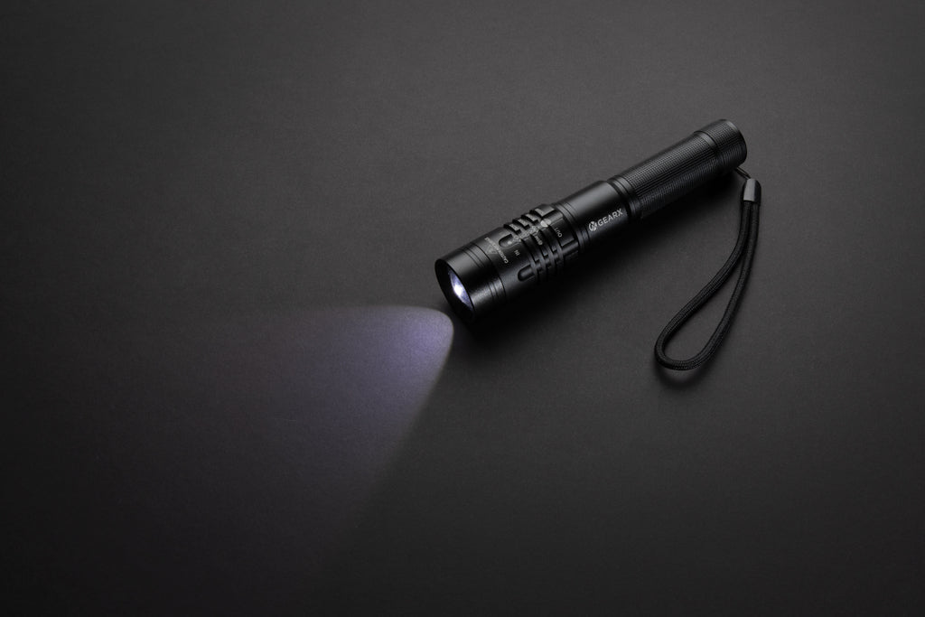 Gear X USB re-chargeable torch - Black