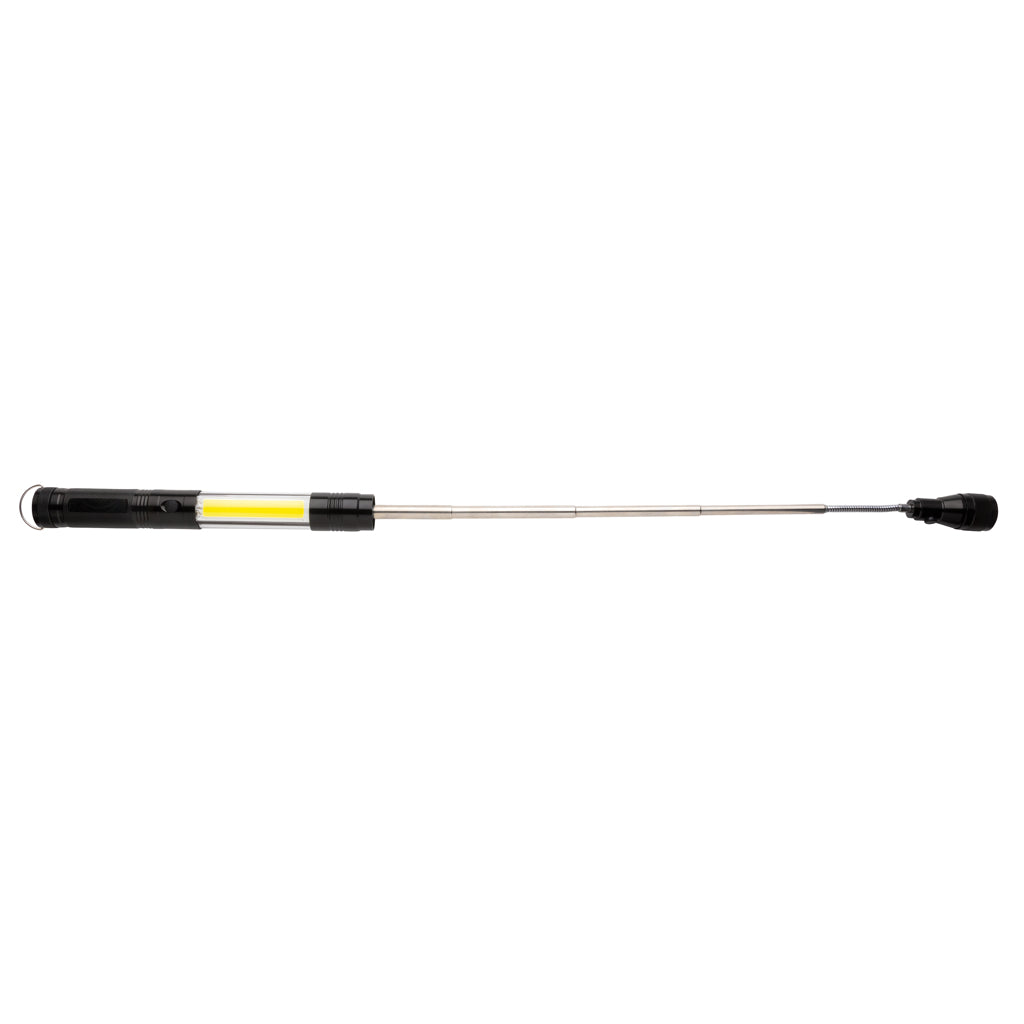 Large telescopic light with COB - Black