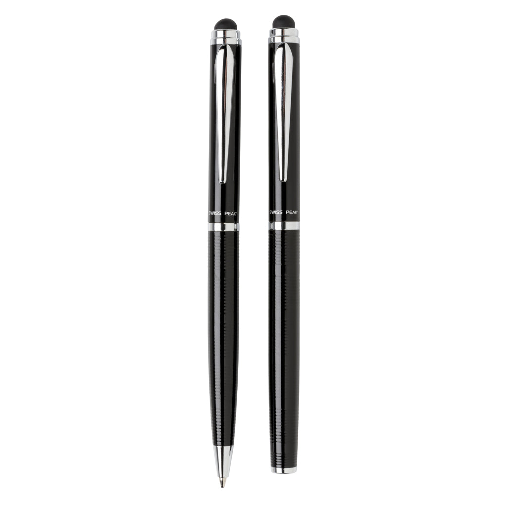 Swiss Peak deluxe pen set - Black