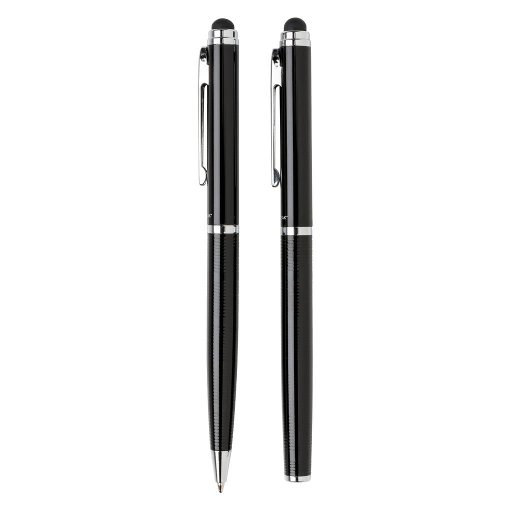 Swiss Peak deluxe pen set - Black