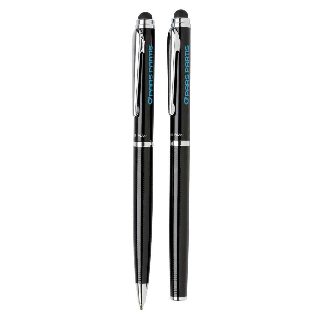 Swiss Peak deluxe pen set - Black