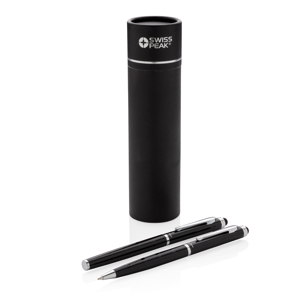 Swiss Peak deluxe pen set - Black