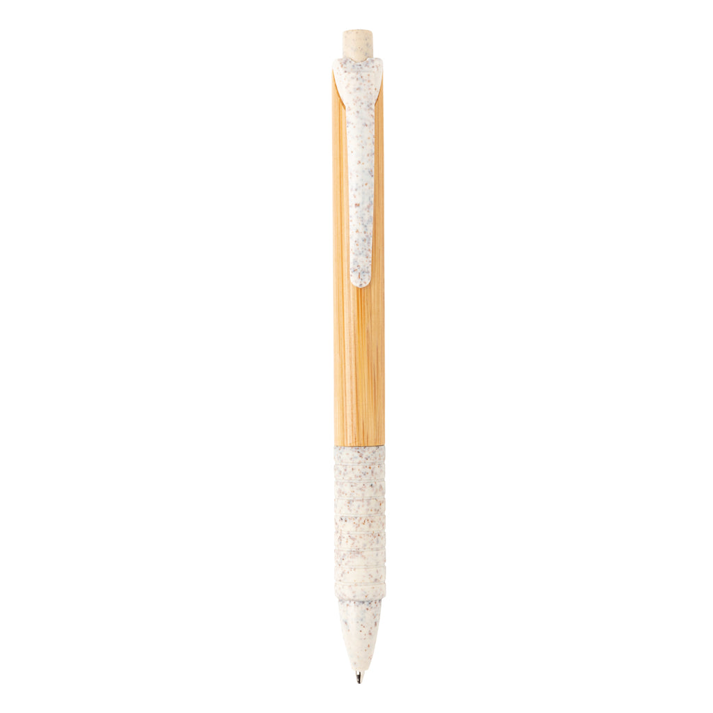 Bamboo & wheat straw pen - White