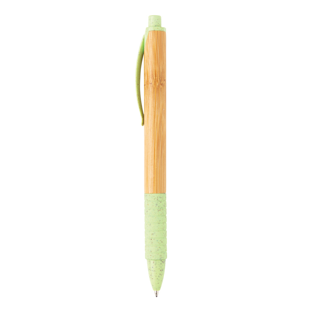 Bamboo & wheat straw pen - Green
