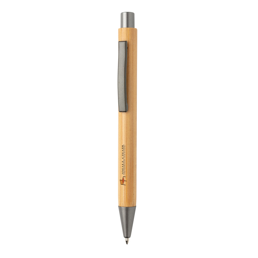 Slim design bamboo pen - Brown