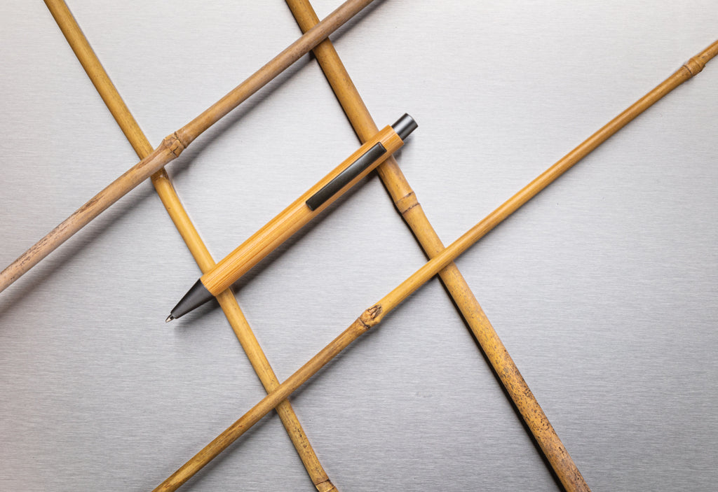 Slim design bamboo pen - Brown
