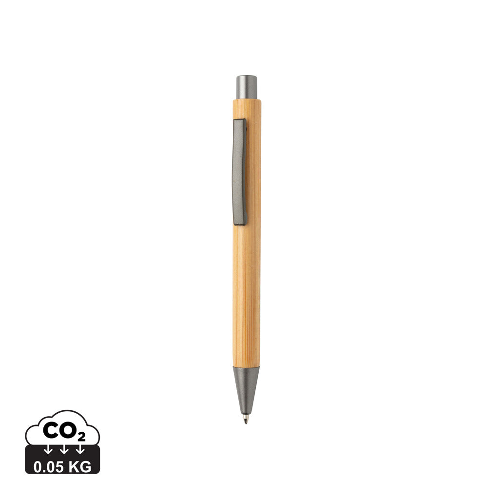 Slim design bamboo pen - Brown