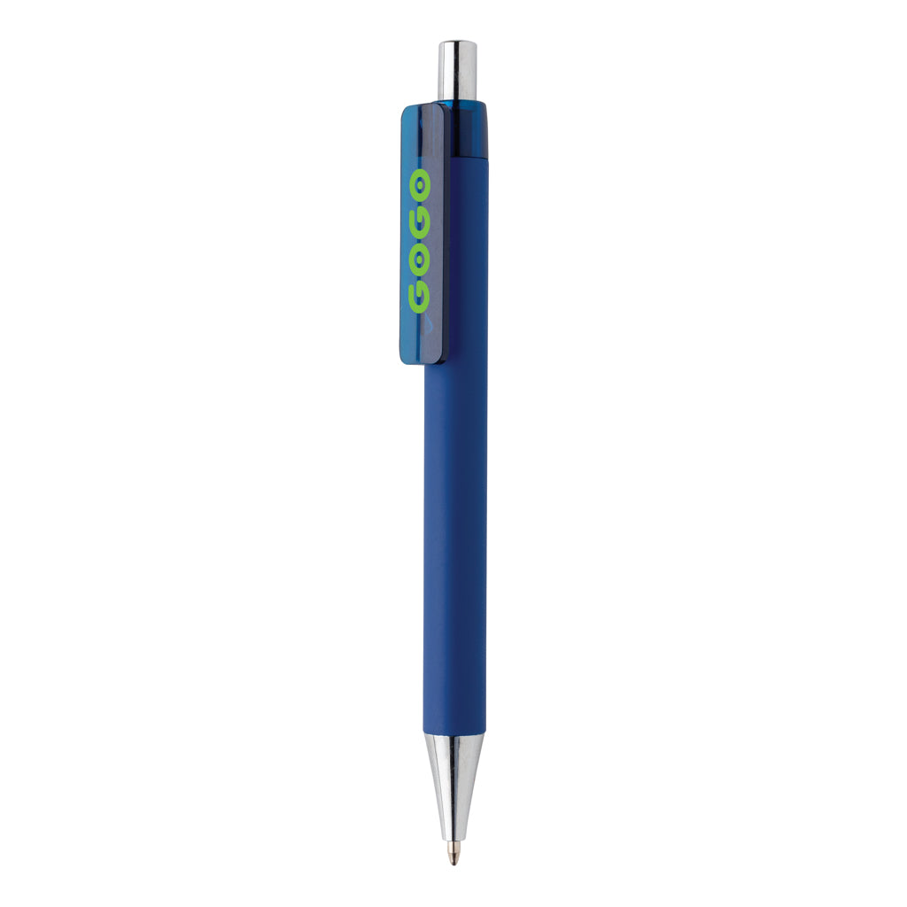 X8 RCS certified R-ABS smooth touch pen - Navy