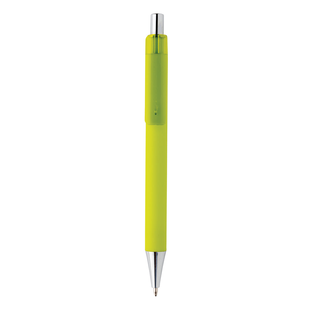 X8 RCS certified R-ABS smooth touch pen - Lime