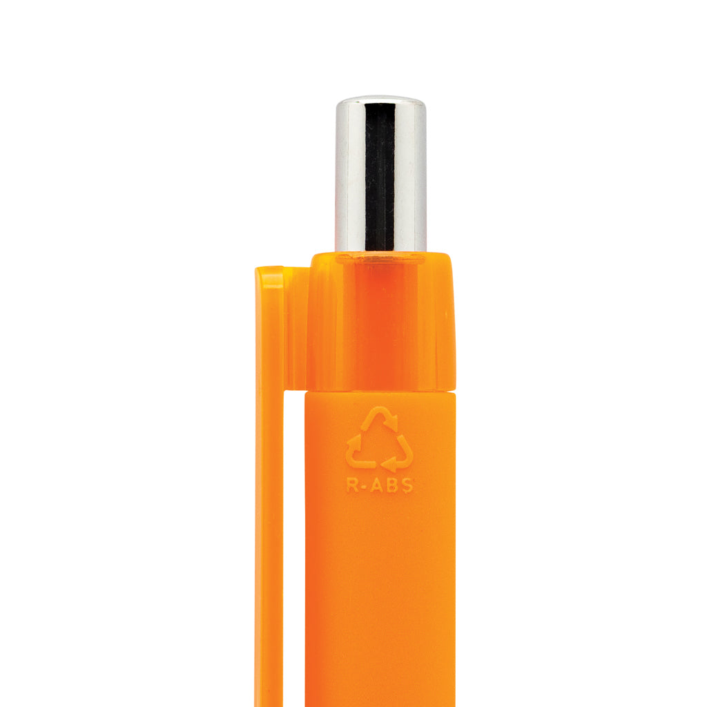 X8 RCS certified R-ABS smooth touch pen - Orange