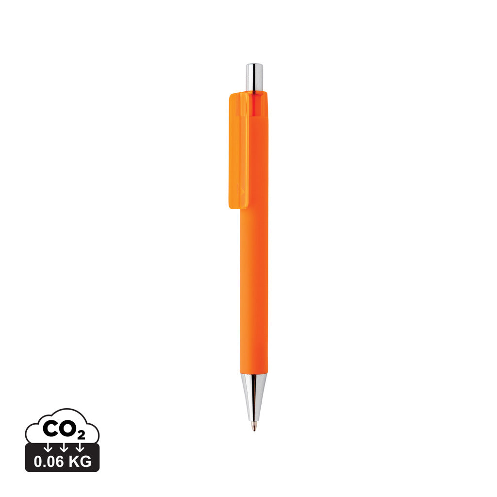 X8 RCS certified R-ABS smooth touch pen - Orange