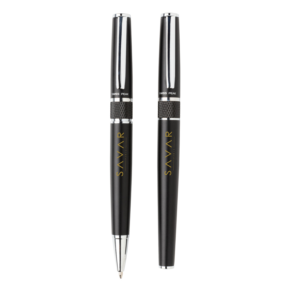 Swiss Peak deluxe pen set - Black