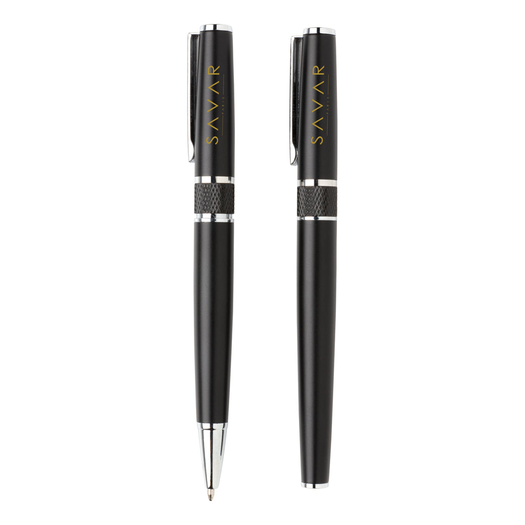 Swiss Peak deluxe pen set - Black