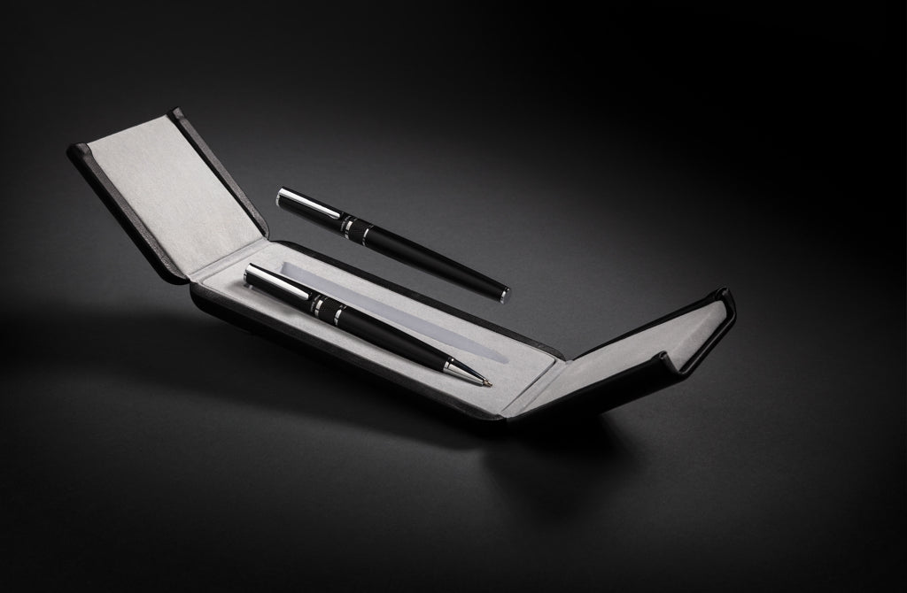 Swiss Peak deluxe pen set - Black