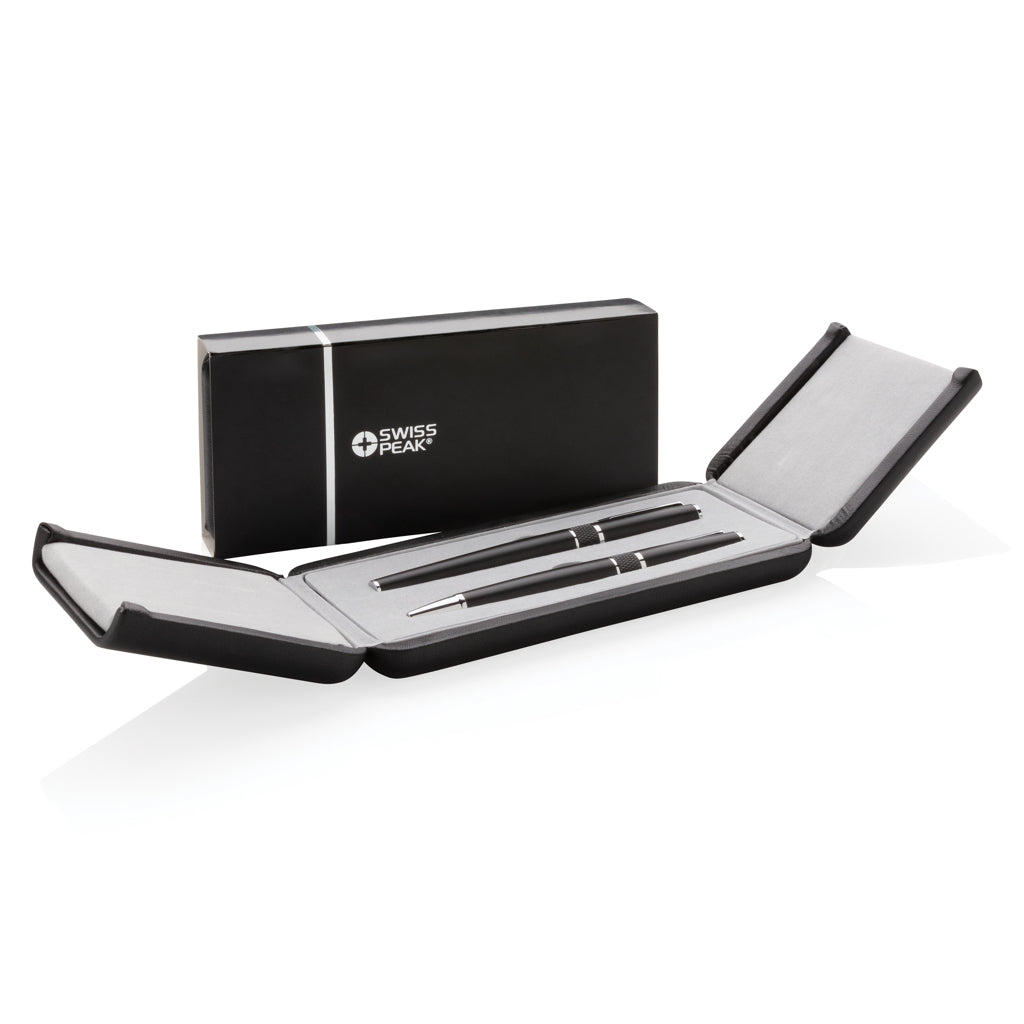 Swiss Peak deluxe pen set - Black