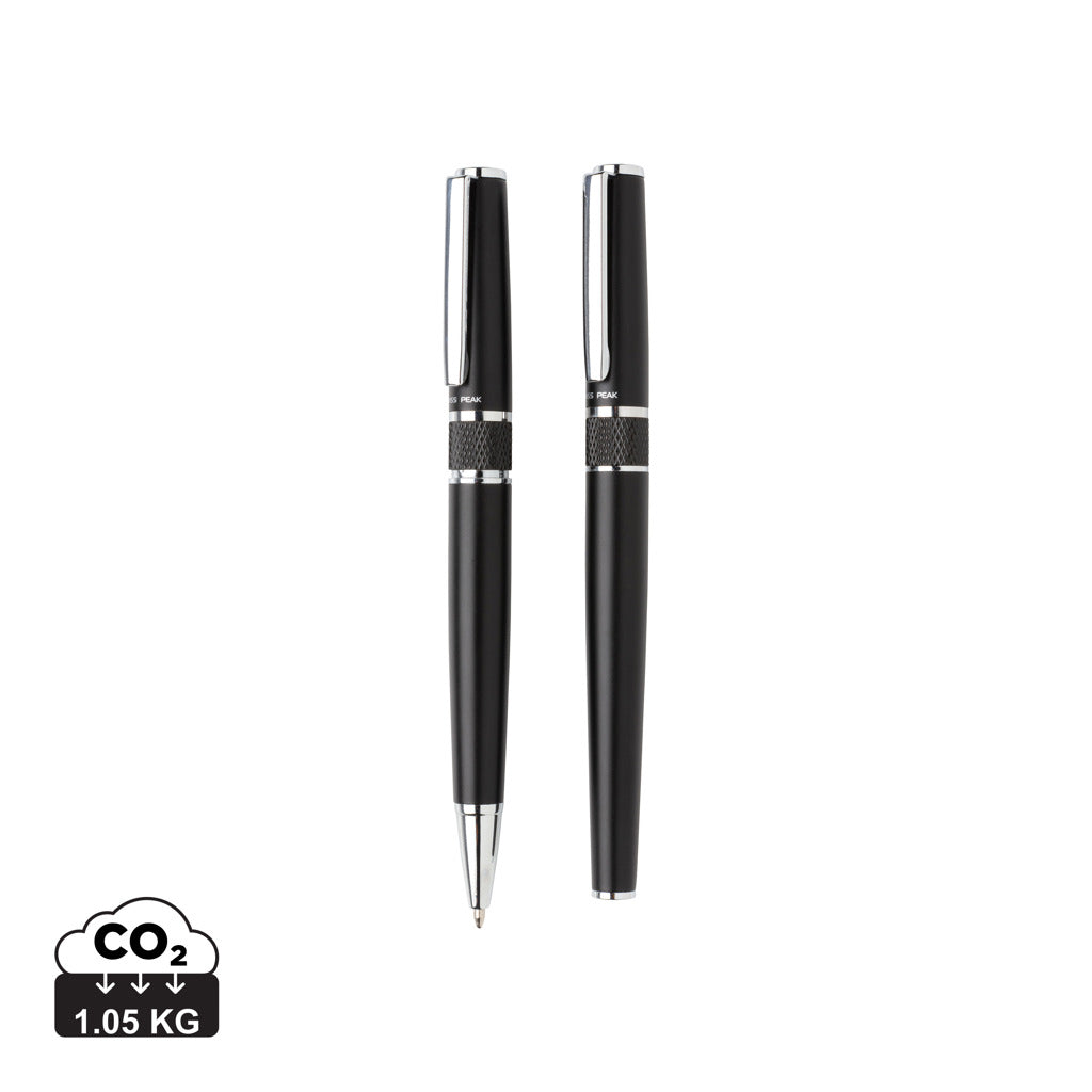 Swiss Peak deluxe pen set - Black