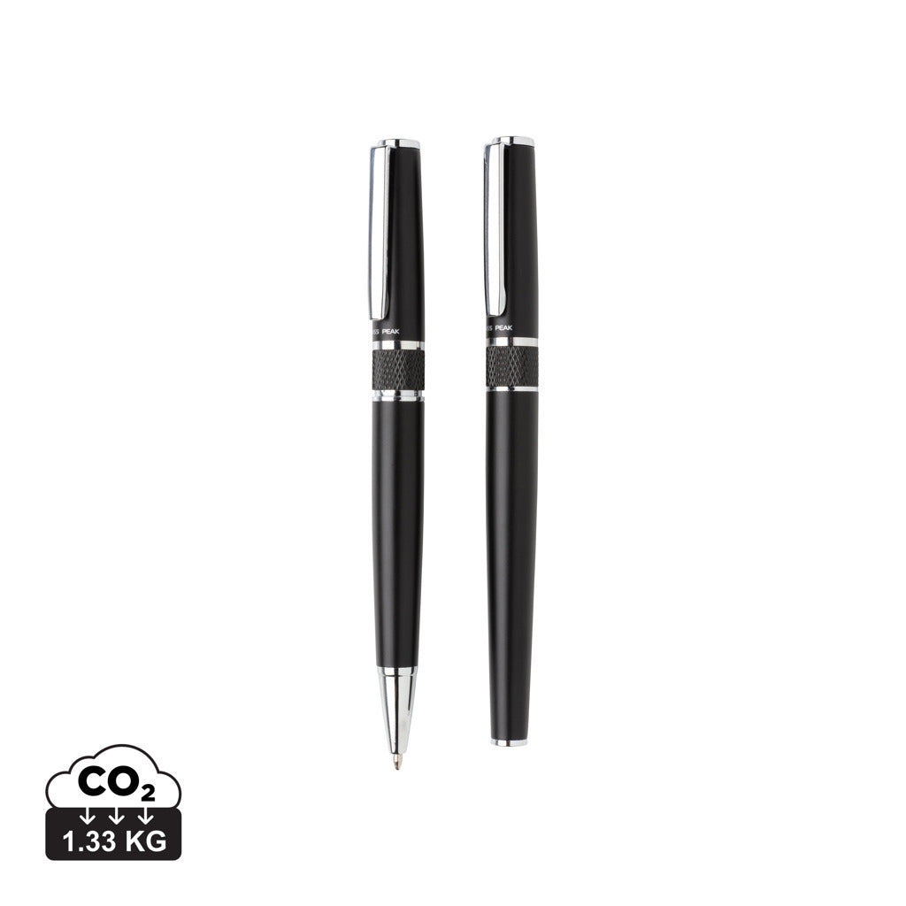 Swiss Peak deluxe pen set - Black
