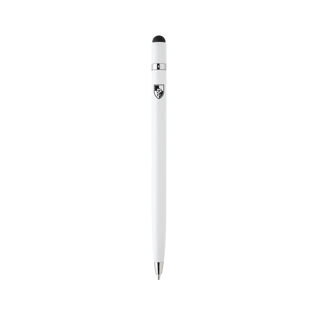 Simplistic metal pen - White